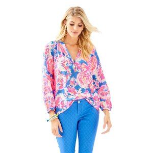 Lilly Pulitzer Elsa Top, New, Bay Dreamin, Size XS